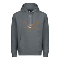 Rock ceiling fan lazy diy halloween costume funny easy t shirt Premium Hoodie - maiPhamDesign