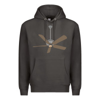 Smoke ceiling fan lazy diy halloween costume funny easy t shirt Premium Hoodie - maiPhamDesign