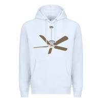 White ceiling fan lazy diy halloween costume funny easy t shirt Premium Hoodie - maiPhamDesign