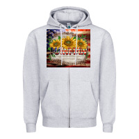 Heather Grey patriotic mawmaw tumbler Zipper Hoodie - BarkalooDesign