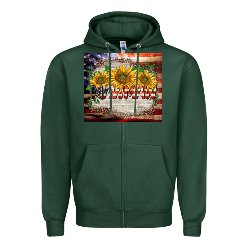 Patriotic Mawmaw Tumbler Zipper Hoodie by BarkalooDesign | Teevron