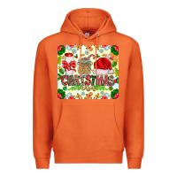 Carrot Christmas Vibes Premium Hoodie - CowhideDigitalArt