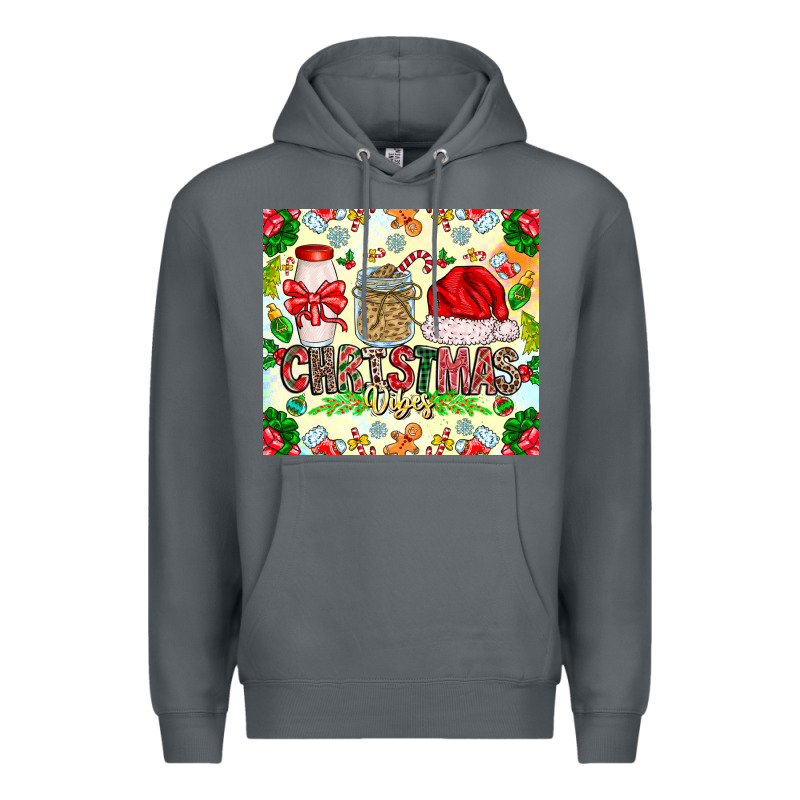 Christmas Vibes Premium Hoodie by CowhideDigitalArt | Teevron