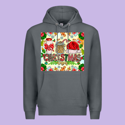 Christmas Vibes Premium Hoodie Designed By Cowhidedigitalart