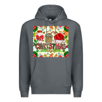 Rock Christmas Vibes Premium Hoodie - CowhideDigitalArt