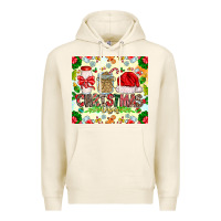 Tofu Christmas Vibes Premium Hoodie - CowhideDigitalArt