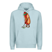 Blue Mist Funny Golfing Hot Dog Golf Gifts Shirts for Men Boys Golfer Premium Hoodie - maiPhamDesign