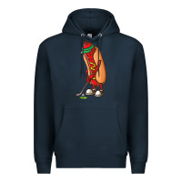 Navy Funny Golfing Hot Dog Golf Gifts Shirts for Men Boys Golfer Premium Hoodie - maiPhamDesign