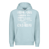 Blue Mist liberal tears and cold beers   funny political t shirt Premium Hoodie - maiPhamDesign