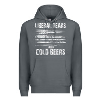 Rock liberal tears and cold beers   funny political t shirt Premium Hoodie - maiPhamDesign