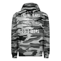 Slate Camo liberal tears and cold beers   funny political t shirt Premium Hoodie - maiPhamDesign