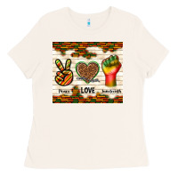 Bone peace love juneteenth Ladies Tee - TumblerDesignByShophia