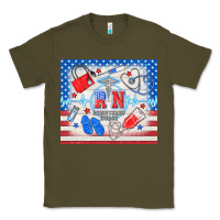 Army Green American memorial day rn registered nurse Classic Tee - TumblerDesignByShophia