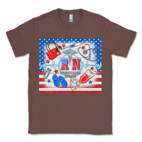 Chestnut American memorial day rn registered nurse Classic Tee - TumblerDesignByShophia