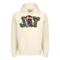 Sandshell Christmas Pitbull Joy Premium Hoodie - RanaPortraitStore