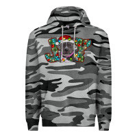 Slate Camo Christmas Pitbull Joy Premium Hoodie - RanaPortraitStore