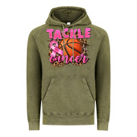 Vintage Olive Tackle Cancer Basketball Vintage Hoodie - FaDigitalArtStudio