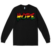 Black Juneteenth hope Long Sleeve Tee - FaDigitalArtStudio