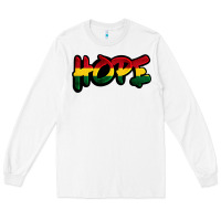 White Juneteenth hope Long Sleeve Tee - FaDigitalArtStudio