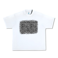 White grey leopard background Urban Heavy Tee - OliviaCreatesArt