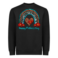 Black happy mother's day rainbow Heavyweight Sweatshirt - Artiststas