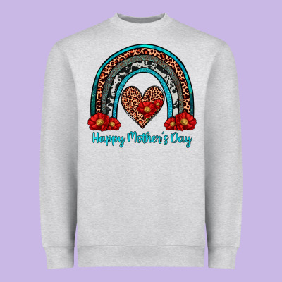 Happy Mother's Day Rainbow Heavyweight Sweatshirt Designed By Artiststas