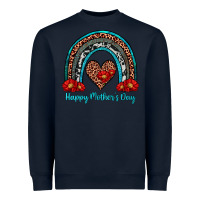 Navy happy mother's day rainbow Heavyweight Sweatshirt - Artiststas