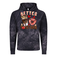 Cloud Black Better together Valentine's Day Vintage Hoodie - FaDigitalArtStudio