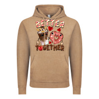Vintage Coffee Better together Valentine's Day Vintage Hoodie - FaDigitalArtStudio