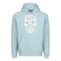 Blue Mist Matching Family French Bulldog Dog Skull Costume Halloween Premium Hoodie - maiPhamDesign