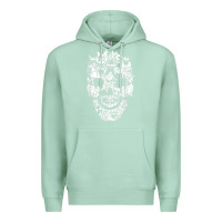 Seafoam Matching Family French Bulldog Dog Skull Costume Halloween Premium Hoodie - maiPhamDesign