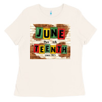Bone juneteenth free ish since 1865 Ladies Tee - TumblerDesignByShophia
