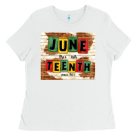 Juneteenth Free Ish Since 1865 Ladies Tee | Teevron