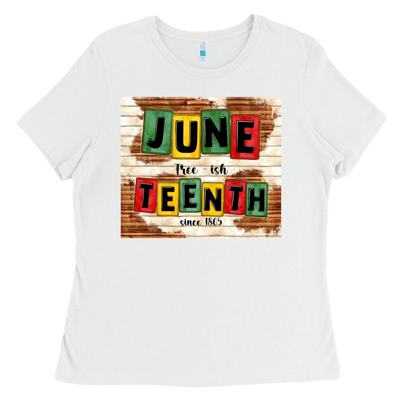 Juneteenth Free Ish Since 1865 Ladies Tee by TumblerDesignByShophia | Teevron