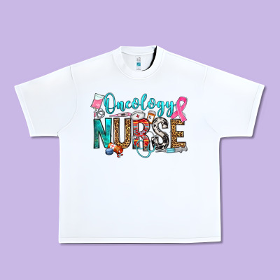 Oncology Nurse Urban Heavy Tee Designed By Oliviacreatesart