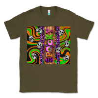 Army Green Spooky Classic Tee - Artiststas