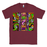 Burgundy Spooky Classic Tee - Artiststas