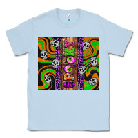 Dusty Blue Spooky Classic Tee - Artiststas
