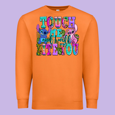 Touch Me And I Will Bite Premium Sweatshirt Designed By Adodesignshop