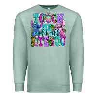 Seafoam touch me and i will bite Premium Sweatshirt - AdoDesignShop