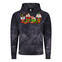 Cloud Black christmas coffee cups Vintage Hoodie - OliviaCreatesArt