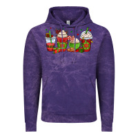 Cloud Purple christmas coffee cups Vintage Hoodie - OliviaCreatesArt