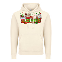Vintage Artic christmas coffee cups Vintage Hoodie - OliviaCreatesArt