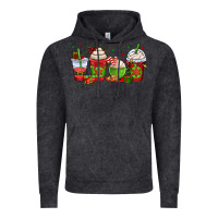 Vintage Black christmas coffee cups Vintage Hoodie - OliviaCreatesArt