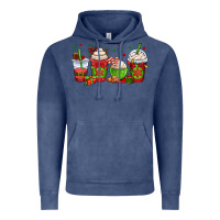 Vintage Denim christmas coffee cups Vintage Hoodie - OliviaCreatesArt