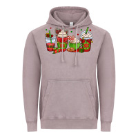 Vintage Zinc christmas coffee cups Vintage Hoodie - OliviaCreatesArt