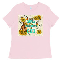 Bubblegum Pink i will sing of the goodness of god Ladies Tee - TumblerDesignByShophia