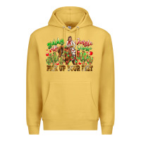 Antique Gold Giddy Up Jingle Horse Pick Up Your Feet Premium Hoodie - CowhideDigitalArt