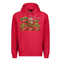 Cardinal Giddy Up Jingle Horse Pick Up Your Feet Premium Hoodie - CowhideDigitalArt