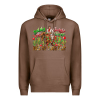 Chestnut Giddy Up Jingle Horse Pick Up Your Feet Premium Hoodie - CowhideDigitalArt
